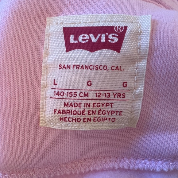 Levi's Light Pink Hoodie Size L 12-13 YRS - Picture 2 of 7